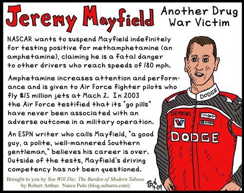 Jeremy Mayfield Drug War Victim