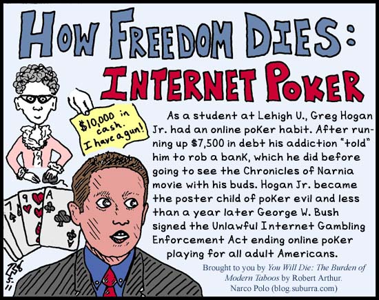 How Freedom Dies: Internet Poker